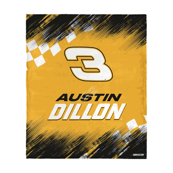 NASCAR Austin Dillon Simple Speed Silk Touch Throw Blanket 50x60 inches