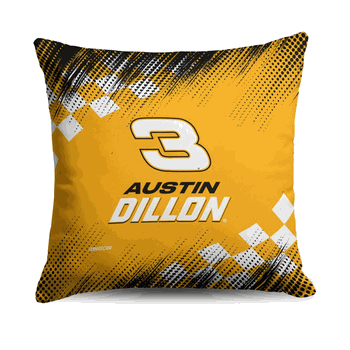 NASCAR Austin Dillon Simple Speed Throw Pillow 18x18 inches