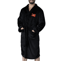 NASCAR Chase Briscoe Fast Track Black Silk Touch Robe Large/XLarge