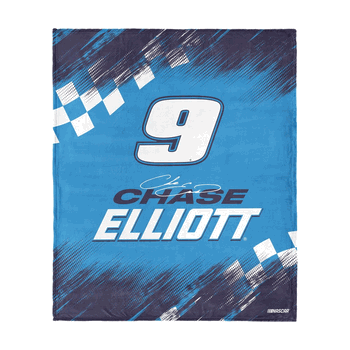 NASCAR Chase Elliott Simple Speed Silk Touch Throw Blanket 50x60 inches