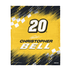NASCAR Chris Bell Simple Speed Silk Touch Throw Blanket 50x60 inches
