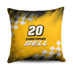 NASCAR Chris Bell Simple Speed Throw Pillow 18x18 inches