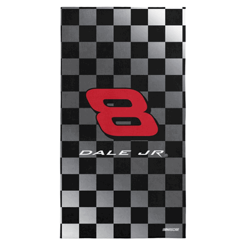 NASCAR Dale Earnhardt Jr Graded Checks Beach Towel 30x60 inches