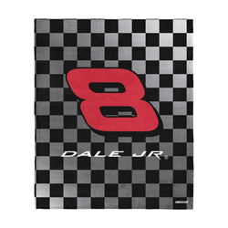 NASCAR Dale Earnhardt Jr Graded Checks Silk Touch Throw Blanket 50x60 inches
