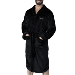 NASCAR John Hunter Nemechek Signature Black Silk Touch Robe Large/XLarge