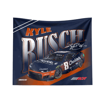 NASCAR Kyle Busch Cheddars Comet Car Wall Hanging 34�40 Inches