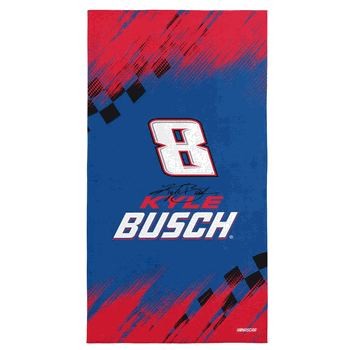 NASCAR Kyle Busch Simple Speed Beach Towel 30x60 inches