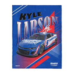 NASCAR Kyle Larson Comet Car Silk Touch Throw Blanket 46x60 inches