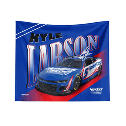 NASCAR Kyle Larson Comet Car Wall Hanging 34x40 inches