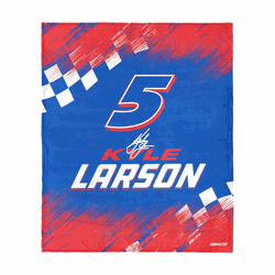 NASCAR Kyle Larson Simple Speed Silk Touch Throw Blanket 50x60 inches