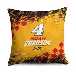 NASCAR Noah Gragson Simple Speed Throw Pillow 18x18 inches