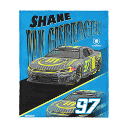 NASCAR Shane Van Gisbergen Reflection Silk Touch Throw Blanket 46�60 inches