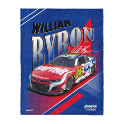 NASCAR William Byron Comet Car Silk Touch Throw Blanket 46x60 inches