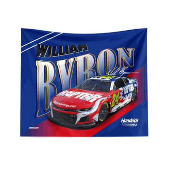 NASCAR William Byron Comet Car Wall Hanging 34x40 inches