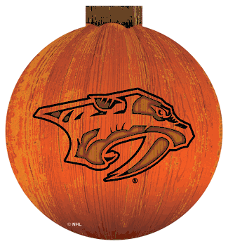 Nashville Predators 12 in. Halloween Pumpkin Sign