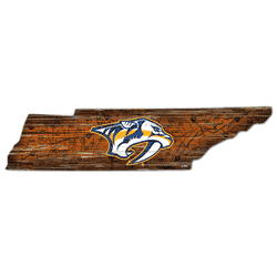 Nashville Predators 12" Mini Roadmap State Sign