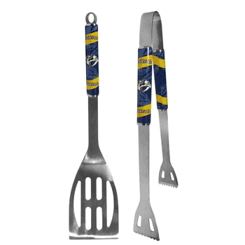 Nashville Predators 2 pc Steel BBQ Tool Set