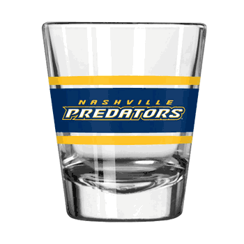 Nashville Predators 2oz Stripe Shot Glass