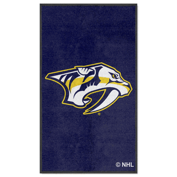 Nashville Predators 3X5 High-Traffic Mat with Durable Rubber Backing - Portrait Orientation