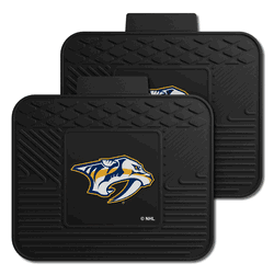 Nashville Predators Back Seat Car Utility Mats - 2 Piece Set