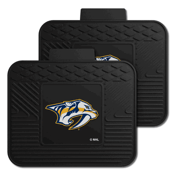 Nashville Predators Back Seat Car Utility Mats - 2 Piece Set
