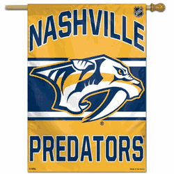 Nashville Predators Banner 28x40 Vertical