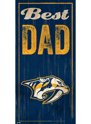 Nashville Predators Best Dad 6x12 Sign