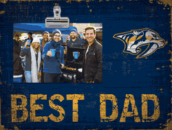 Nashville Predators Best Dad Clip Frame