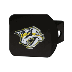Nashville Predators Black Metal Hitch Cover - 3D Color Emblem