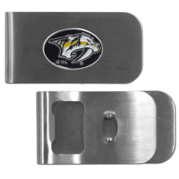 Nashville Predators Bottle Opener Money Clip