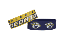 Nashville Predators Bracelets - 2 Pack Wide