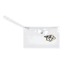 Nashville Predators Clear Ticket Wristlet