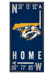 Nashville Predators Coordinate 6x12 Sign