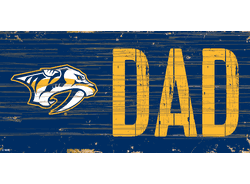 Nashville Predators DAD 6x12 Sign