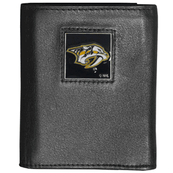 Nashville Predators Deluxe Leather Tri-fold Wallet