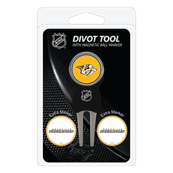 Nashville Predators Divot Tool Pack - Signature tool w/ 3 markers