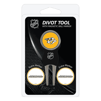 Nashville Predators Divot Tool Pack - Signature tool w/ 3 markers