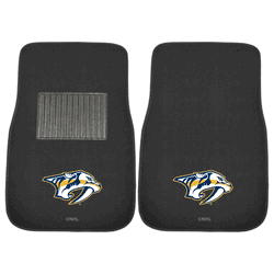 Nashville Predators Embroidered Car Mat Set - 2 Pieces