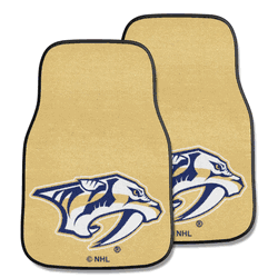 Nashville Predators Front Carpet Car Mat Set - 2 Pieces