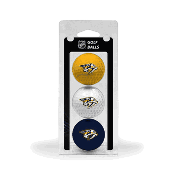 Nashville Predators Golf Balls - 3 Pack