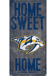 Nashville Predators Home Home Sweet Home 6x12