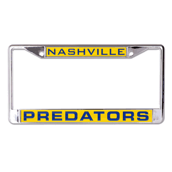 Nashville Predators License Plate Frame - Inlaid