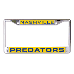 Nashville Predators License Plate Frame - Inlaid