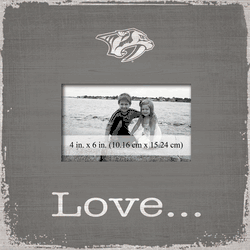 Nashville Predators Love Picture Frame