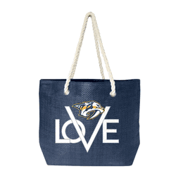 Nashville Predators Love Tote