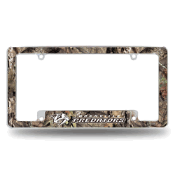 Nashville Predators Mossy Oak 12" x 6" Chrome All Over Automotive License Plate Frame