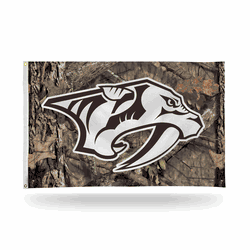Nashville Predators / Mossy Oak Camo Break-Up Country Banner Flag (3X5)