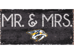 Nashville Predators Mr. & Mrs. Sign