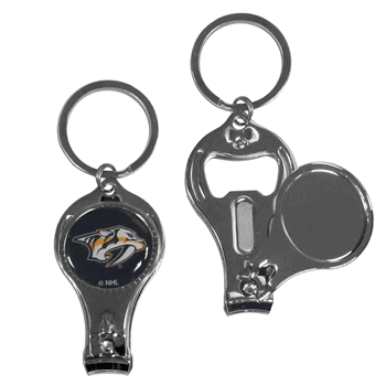 Nashville Predators Nail Care/Bottle Opener Key Chain