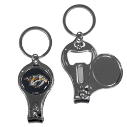 Nashville Predators Nail Care/Bottle Opener Key Chain